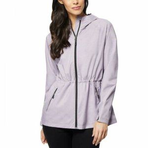 32 Degrees Cool ladies Short Anorak Hooded Jacket in purple